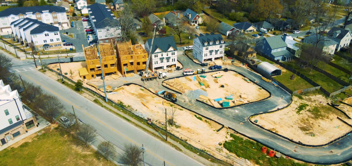 In northwest Atlanta, 'rare find' duplex project replacing empty lot